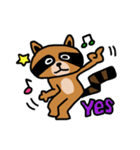 アライグマの たぬー（個別スタンプ：7）
