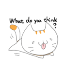 Always happy cat！ English sticker（個別スタンプ：25）