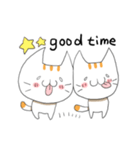 Always happy cat！ English sticker（個別スタンプ：31）