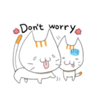 Always happy cat！ English sticker（個別スタンプ：39）