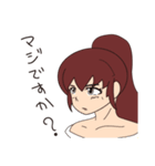 赤いドレスの子（個別スタンプ：27）