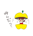 赤いドレスの子（個別スタンプ：29）