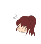 赤いドレスの子（個別スタンプ：31）