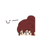 赤いドレスの子（個別スタンプ：34）
