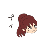 赤いドレスの子（個別スタンプ：38）