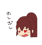赤いドレスの子（個別スタンプ：39）