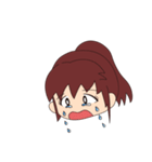赤いドレスの子（個別スタンプ：40）