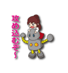 赤いドレスの子2（個別スタンプ：5）