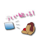 赤いドレスの子2（個別スタンプ：6）