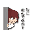 赤いドレスの子2（個別スタンプ：8）