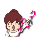 赤いドレスの子2（個別スタンプ：9）