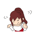 赤いドレスの子2（個別スタンプ：18）