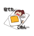 赤いドレスの子2（個別スタンプ：30）