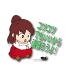 赤いドレスの子2（個別スタンプ：33）