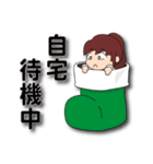 赤いドレスの子2（個別スタンプ：36）