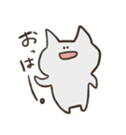 表情が少ないねこ（個別スタンプ：1）