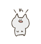 表情が少ないねこ（個別スタンプ：8）