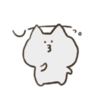 表情が少ないねこ（個別スタンプ：14）