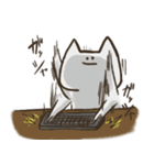 表情が少ないねこ（個別スタンプ：20）