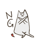 表情が少ないねこ（個別スタンプ：29）