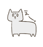 表情が少ないねこ（個別スタンプ：36）
