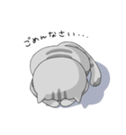 はいいろにゃん子（個別スタンプ：4）