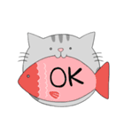 はいいろにゃん子（個別スタンプ：7）