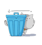 はいいろにゃん子（個別スタンプ：14）