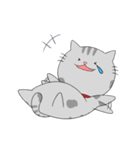 はいいろにゃん子（個別スタンプ：16）