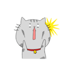 はいいろにゃん子（個別スタンプ：35）