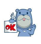 Blue Bear 2（個別スタンプ：8）