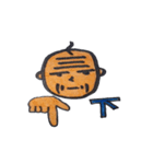 手話 指文字＆人の顔(あ行〜や行とおまけ)（個別スタンプ：40）