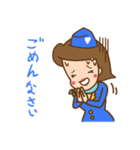 キャビンアテンダントの生活（個別スタンプ：1）