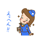 キャビンアテンダントの生活（個別スタンプ：3）