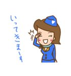 キャビンアテンダントの生活（個別スタンプ：11）