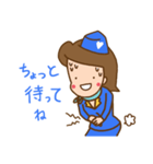 キャビンアテンダントの生活（個別スタンプ：15）