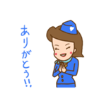 キャビンアテンダントの生活（個別スタンプ：19）