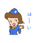キャビンアテンダントの生活（個別スタンプ：26）