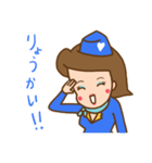 キャビンアテンダントの生活（個別スタンプ：28）