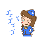キャビンアテンダントの生活（個別スタンプ：29）