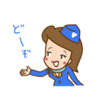 キャビンアテンダントの生活（個別スタンプ：30）