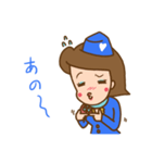 キャビンアテンダントの生活（個別スタンプ：34）