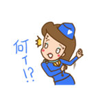 キャビンアテンダントの生活（個別スタンプ：35）