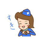 キャビンアテンダントの生活（個別スタンプ：37）