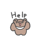 i am bear. not a man.（個別スタンプ：18）