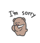 i am bear. not a man.（個別スタンプ：19）