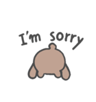 i am bear. not a man.（個別スタンプ：20）