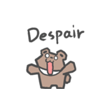 i am bear. not a man.（個別スタンプ：22）