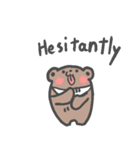 i am bear. not a man.（個別スタンプ：33）