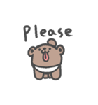 i am bear. not a man.（個別スタンプ：35）